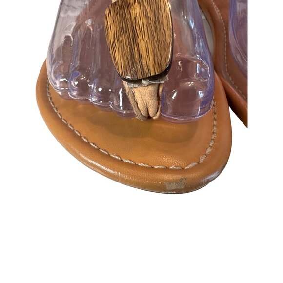 Clarks Indira Pompano Sandals Tan Color with Neutral Stones‎ Women's Size 7.5 - Picture 3 of 11